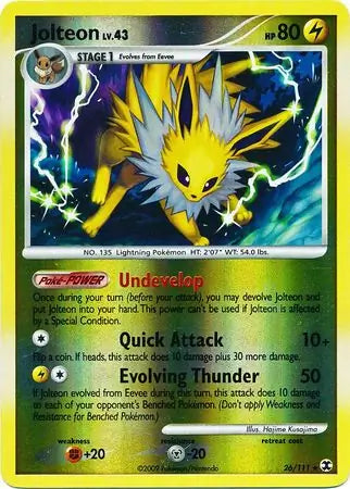 Jolteon 26/111 (Rising Rivals)  - Reverse Holofoil | Good Games Adelaide SA