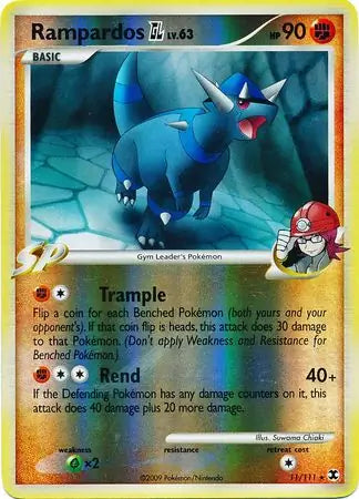 Rampardos GL 11/111 (Rising Rivals)  - Reverse Holofoil | Good Games Adelaide SA