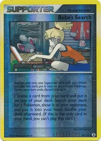 Bebe's Search 89/111 (Rising Rivals)  - Reverse Holofoil | Good Games Adelaide SA