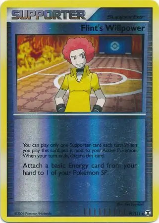 Flints Willpower 91/111 (Rising Rivals)  - Reverse Holofoil | Good Games Adelaide SA