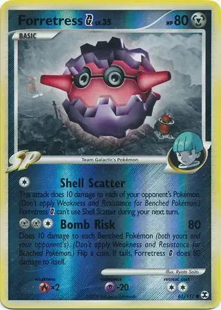 Forretress G 61/111 (Rising Rivals)  - Reverse Holofoil | Good Games Adelaide SA