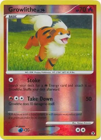Growlithe 63/111 (Rising Rivals)  - Reverse Holofoil | Good Games Adelaide SA