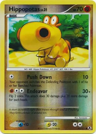 Hippopotas 64/111 (Rising Rivals)  - Reverse Holofoil | Good Games Adelaide SA