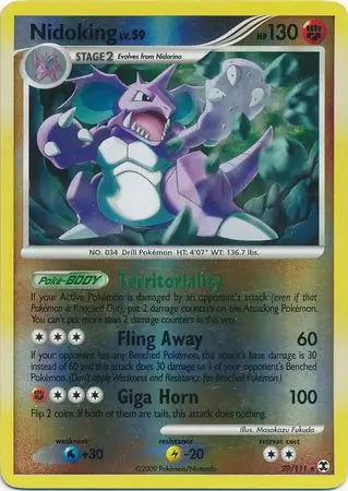 Nidoking 29/111 (Rising Rivals)  - Reverse Holofoil | Good Games Adelaide SA