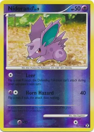 Nidoran M 72/111 (Rising Rivals)  - Reverse Holofoil | Good Games Adelaide SA