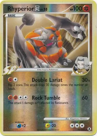Rhyperior E4 32/111 (Rising Rivals)  - Reverse Holofoil | Good Games Adelaide SA