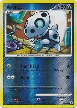 Aron 57/111 (Rising Rivals)  - Reverse Holofoil | Good Games Adelaide SA