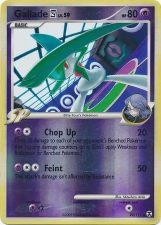 Gallade E4 20/111 (Rising Rivals)  - Reverse Holofoil | Good Games Adelaide SA
