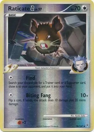 Raticate G 78 (Supreme Victors)  - Reverse Holofoil | Good Games Adelaide SA