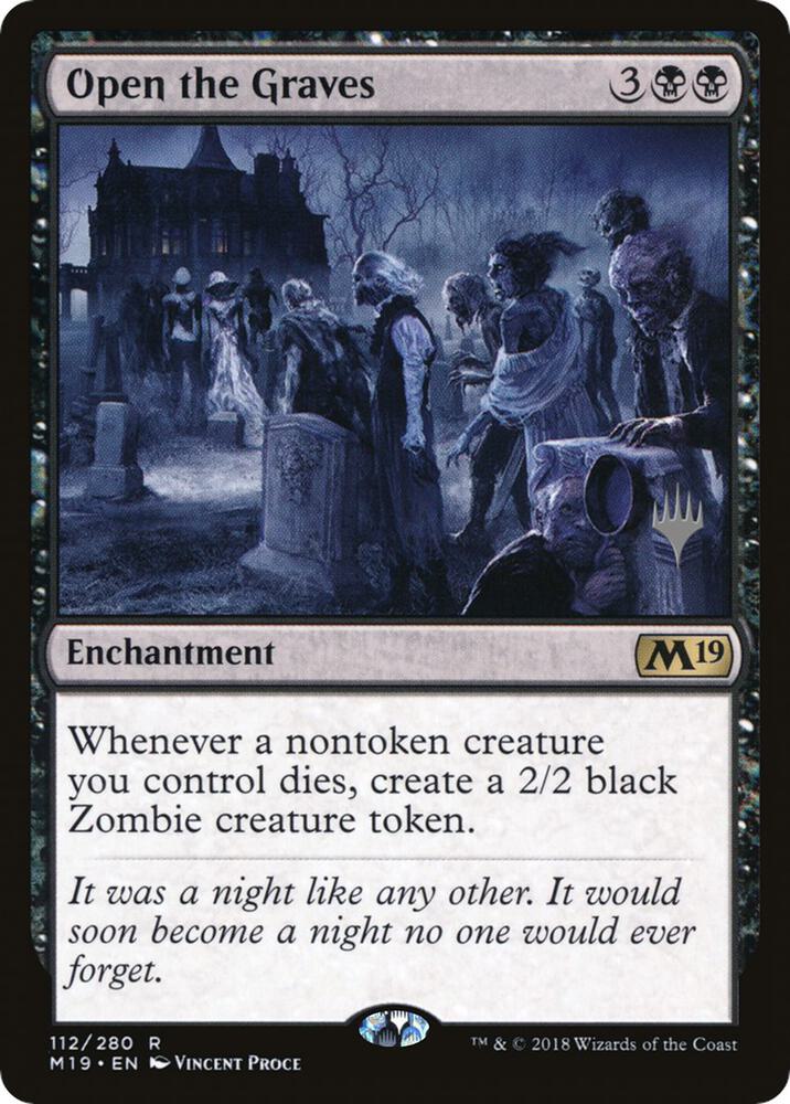 Open the Graves 112 (Promo Pack: Zendikar Rising)  - Foil | Good Games Adelaide SA
