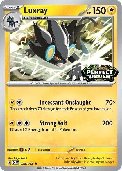 Luxray Perfect Order Stamped 028/088 (Miscellaneous Cards & Products)  - Holofoil | Good Games Adelaide SA