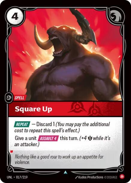 Square Up 017/219 (Unleashed)  | Good Games Adelaide SA