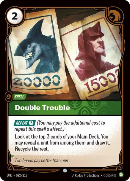 Double Trouble 032/219 (Unleashed)  | Good Games Adelaide SA