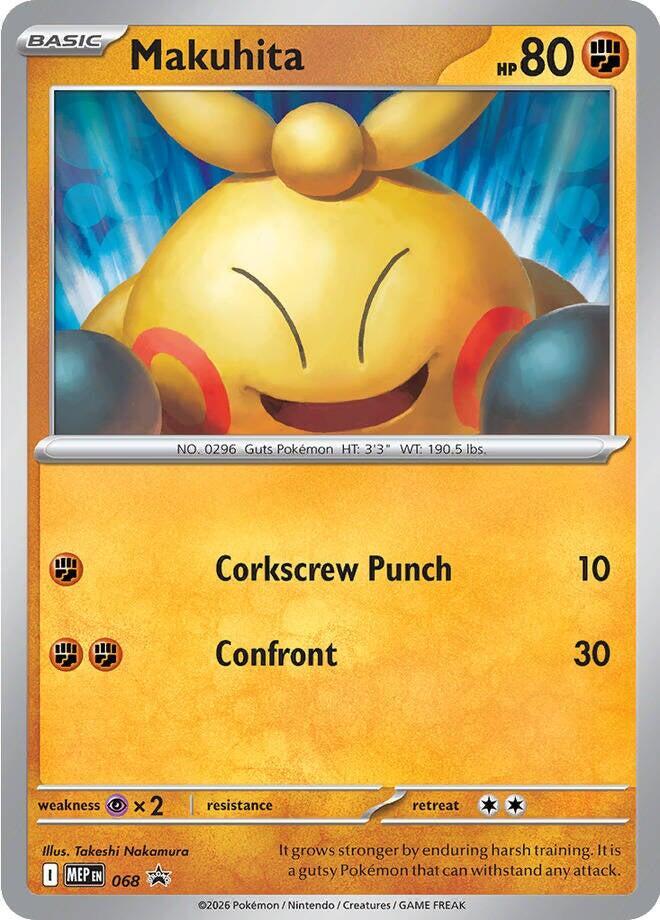 Makuhita 068 (ME: Mega Evolution Promo)  - Holofoil | Good Games Adelaide SA