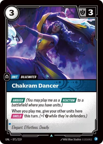 Chakram Dancer 071/219 (Unleashed)  | Good Games Adelaide SA