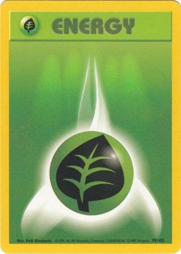 Grass Energy 099/102 (Base Set)  | Good Games Adelaide SA