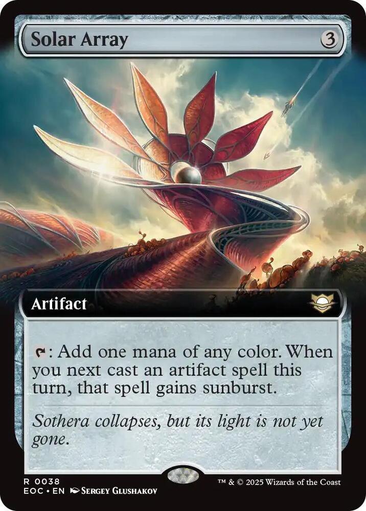 Solar Array Extended Art (Dupe) 38 (Commander: Edge of Eternities)  | Good Games Adelaide SA