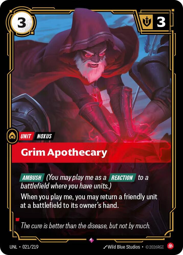 Grim Apothecary 021/219 (Unleashed)  - Foil | Good Games Adelaide SA