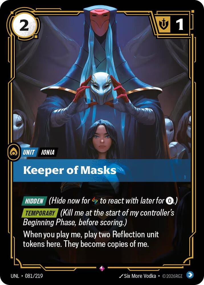 Keeper of Masks 081/219 (Unleashed)  - Foil | Good Games Adelaide SA