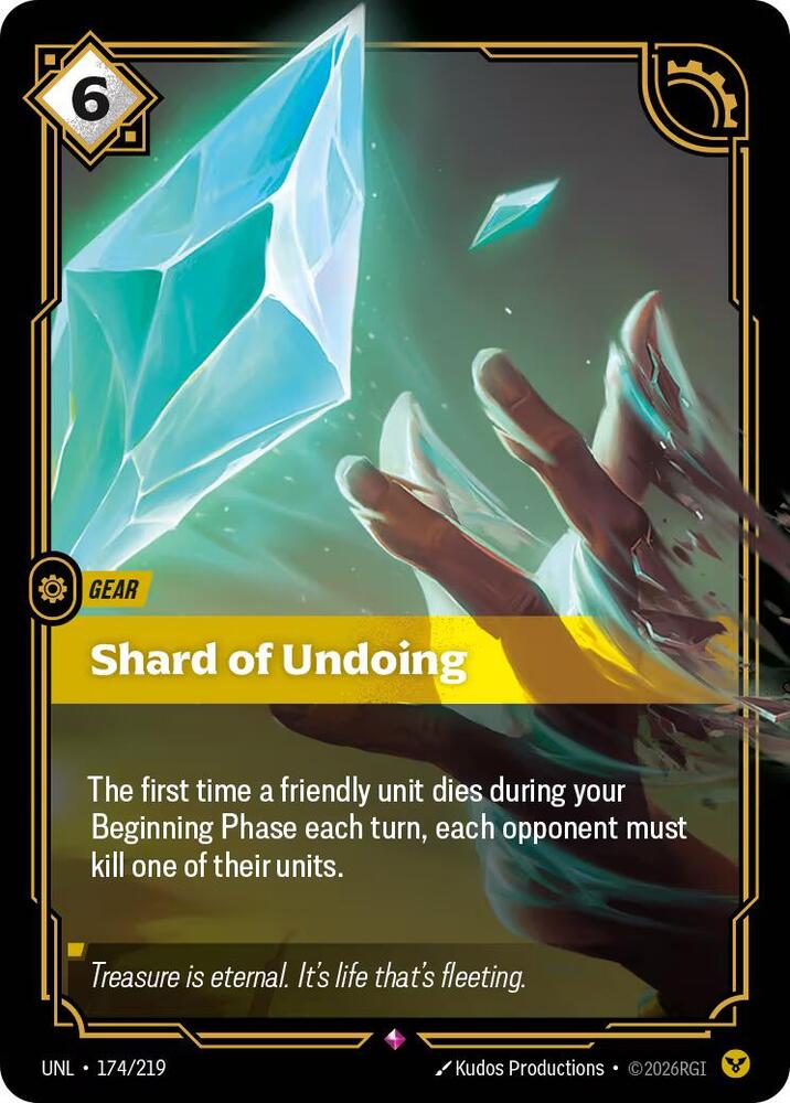 Shard of Undoing 174/219 (Unleashed)  - Foil | Good Games Adelaide SA