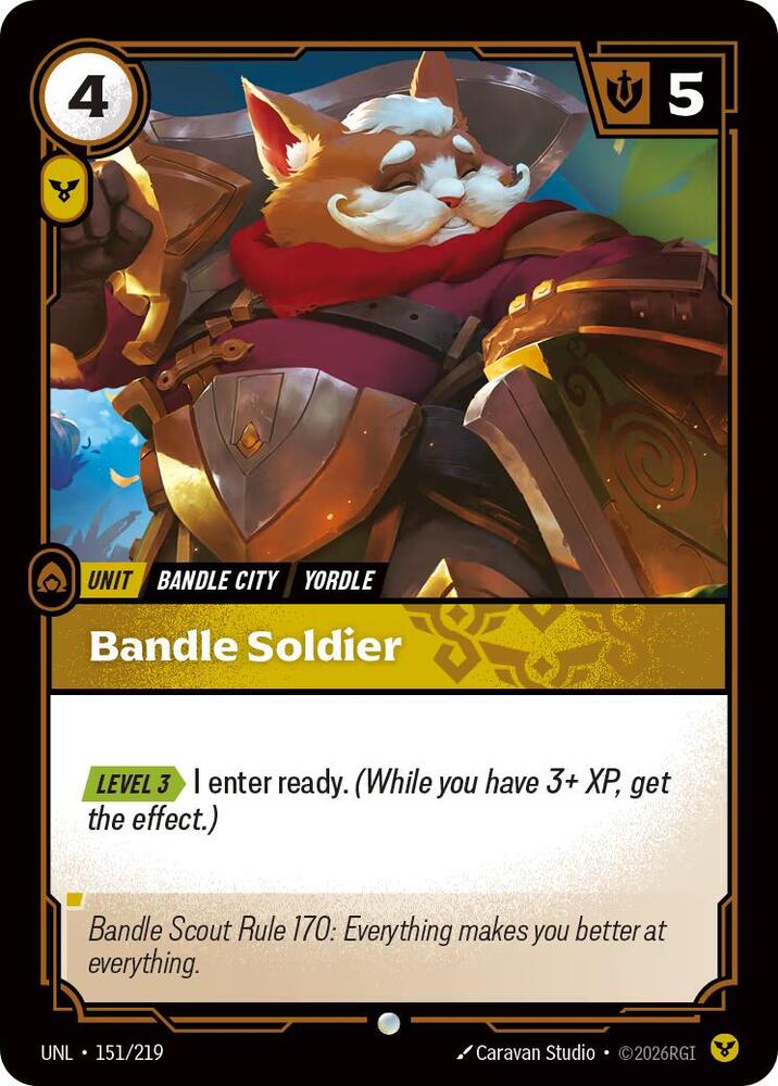 Bandle Soldier 151/219 (Unleashed)  - Foil | Good Games Adelaide SA