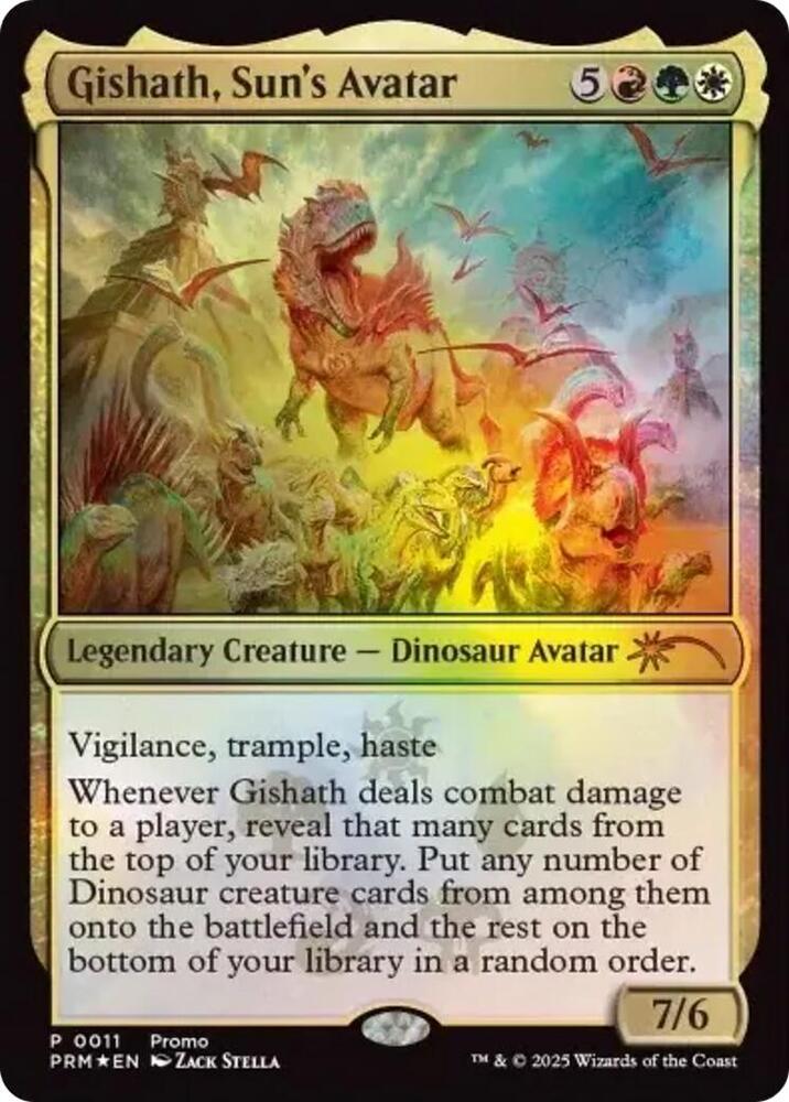 Gishath Suns Avatar 11 (Media Promos)  - Foil | Good Games Adelaide SA