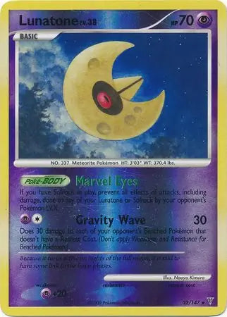 Lunatone 32 (Supreme Victors)  - Reverse Holofoil | Good Games Adelaide SA