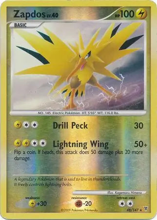 Zapdos 48 (Supreme Victors)  - Reverse Holofoil | Good Games Adelaide SA