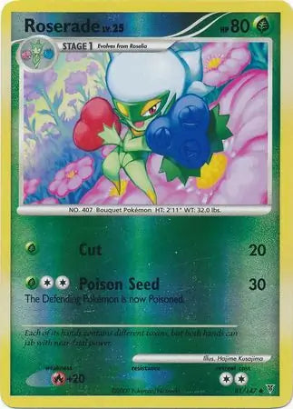 Roserade 81 (Supreme Victors)  - Reverse Holofoil | Good Games Adelaide SA