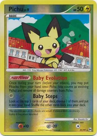 Pichu 25/99 (Arceus)  - Reverse Holofoil | Good Games Adelaide SA