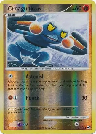 Croagunk 61/99 (Arceus)  - Reverse Holofoil | Good Games Adelaide SA
