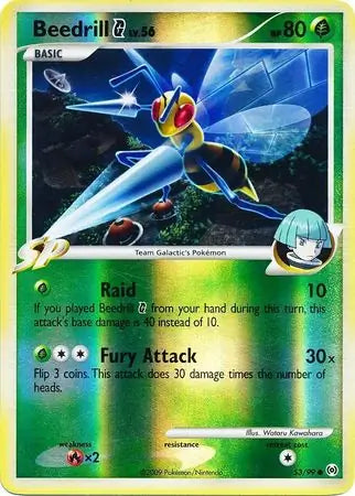Beedrill G 53/99 (Arceus)  - Reverse Holofoil | Good Games Adelaide SA