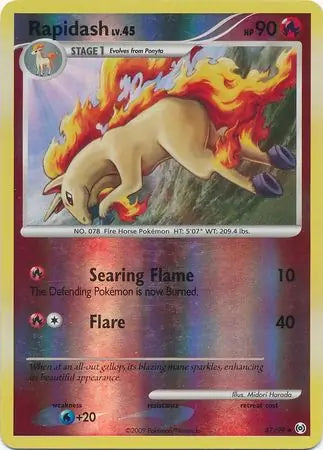 Rapidash 47/99 (Arceus)  - Reverse Holofoil | Good Games Adelaide SA