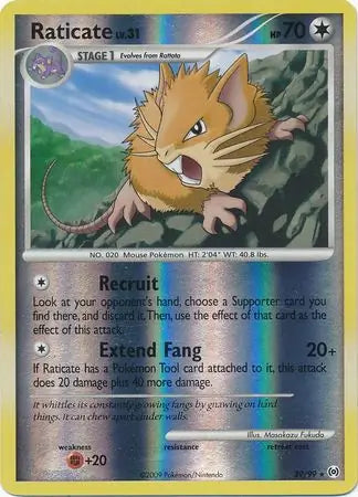 Raticate 29/99 (Arceus)  - Reverse Holofoil | Good Games Adelaide SA