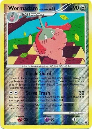 Wormadam Trash Cloak 51/99 (Arceus)  - Reverse Holofoil | Good Games Adelaide SA