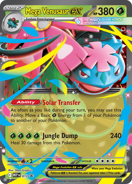Mega Venusaur ex 013 (ME: Mega Evolution Promo)  - Holofoil | Good Games Adelaide SA
