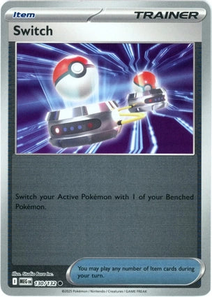 Switch 130/132 (ME01: Mega Evolution)  - Reverse Holofoil | Good Games Adelaide SA