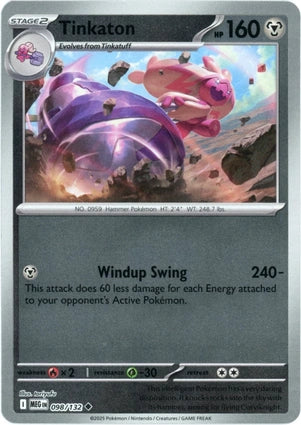 Tinkaton 098/132 (ME01: Mega Evolution)  - Reverse Holofoil | Good Games Adelaide SA