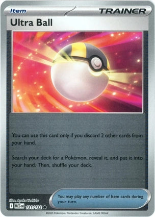 Ultra Ball 131/132 (ME01: Mega Evolution)  - Reverse Holofoil | Good Games Adelaide SA