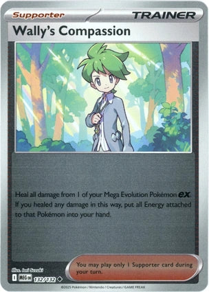 Wally's Compassion 132/132 (ME01: Mega Evolution)  - Reverse Holofoil | Good Games Adelaide SA