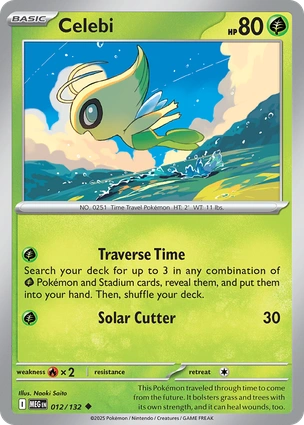 Celebi 012/132 (ME01: Mega Evolution)  | Good Games Adelaide SA
