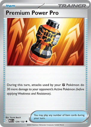 Premium Power Pro 124 132 124/132 (ME01: Mega Evolution)  | Good Games Adelaide SA