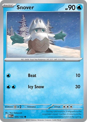 Snover 035/132 (ME01: Mega Evolution)  | Good Games Adelaide SA