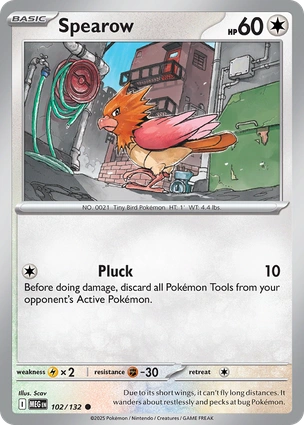 Spearow 102/132 (ME01: Mega Evolution)  | Good Games Adelaide SA