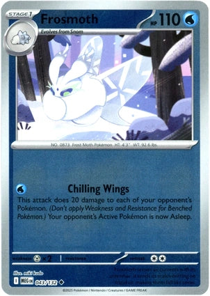 Frosmoth 043/132 (ME01: Mega Evolution)  - Reverse Holofoil | Good Games Adelaide SA