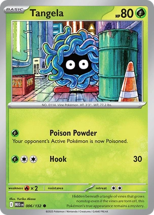 Tangela 006/132 (ME01: Mega Evolution)  | Good Games Adelaide SA