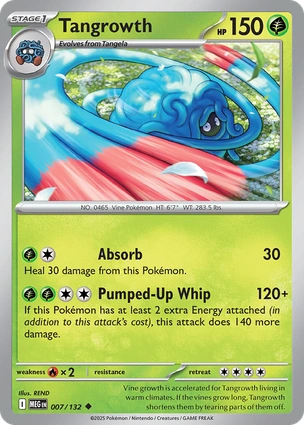 Tangrowth 007/132 (ME01: Mega Evolution)  | Good Games Adelaide SA