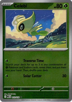 Celebi 012/132 (ME01: Mega Evolution)  - Reverse Holofoil | Good Games Adelaide SA