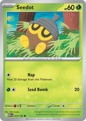 Seedot 013/132 (ME01: Mega Evolution)  | Good Games Adelaide SA