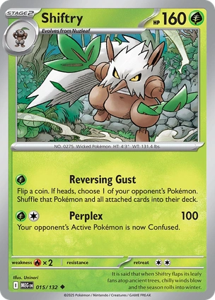 Shiftry 015/132 (ME01: Mega Evolution)  | Good Games Adelaide SA